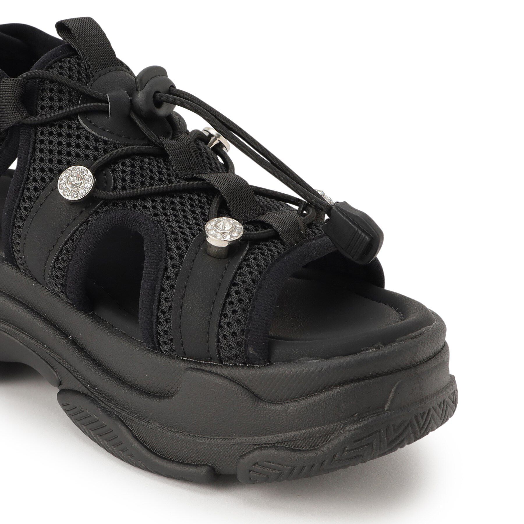 csT&P「軽量 厚底ビジュースポサン」|サンダル|