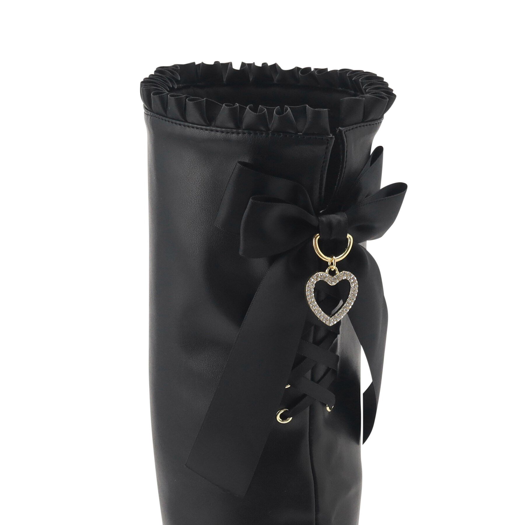 csT&P「夢見るリボン付きロングブーツ厚底」|ショートブーツ|