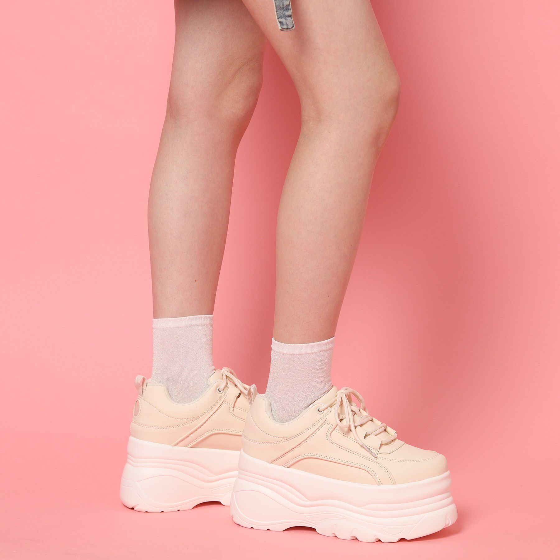 csT&P「【らくちん履き心地】軽量厚底スニーカー」|スニーカー|