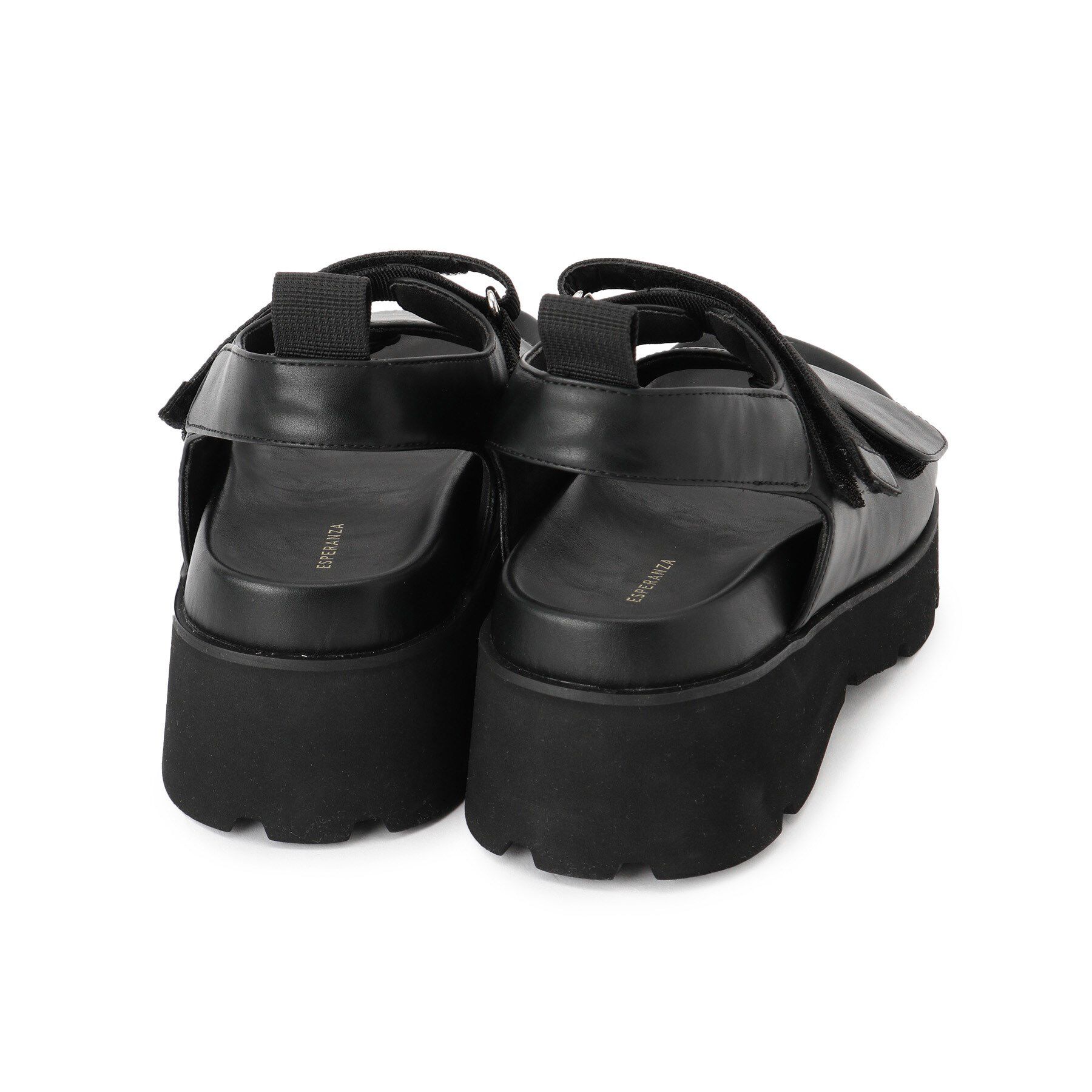 ESPERANZA「ダブルベルト厚底サンダル」|サンダル|