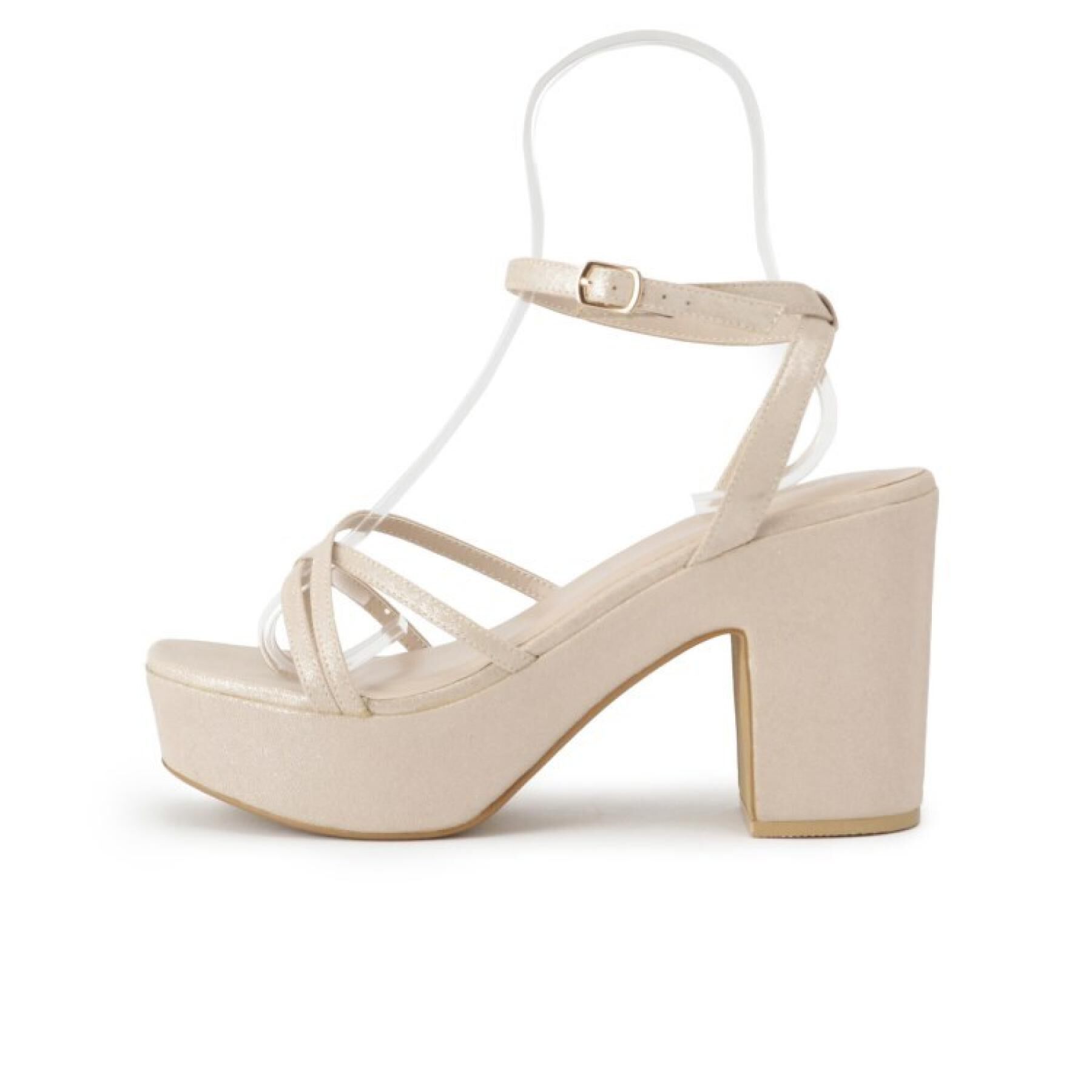 ESPERANZA「厚底アンクルベルトサンダル」|サンダル|