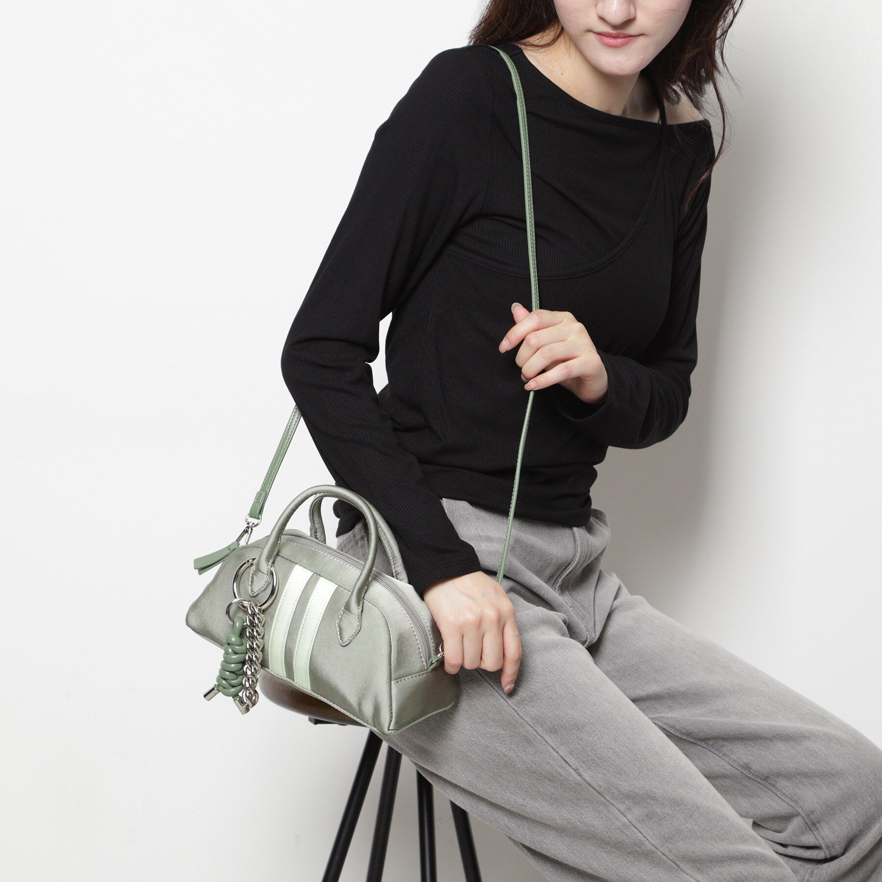 ESPERANZA「スポーティサテンミニボストンバッグ」|ショルダー・メッセンジャー|