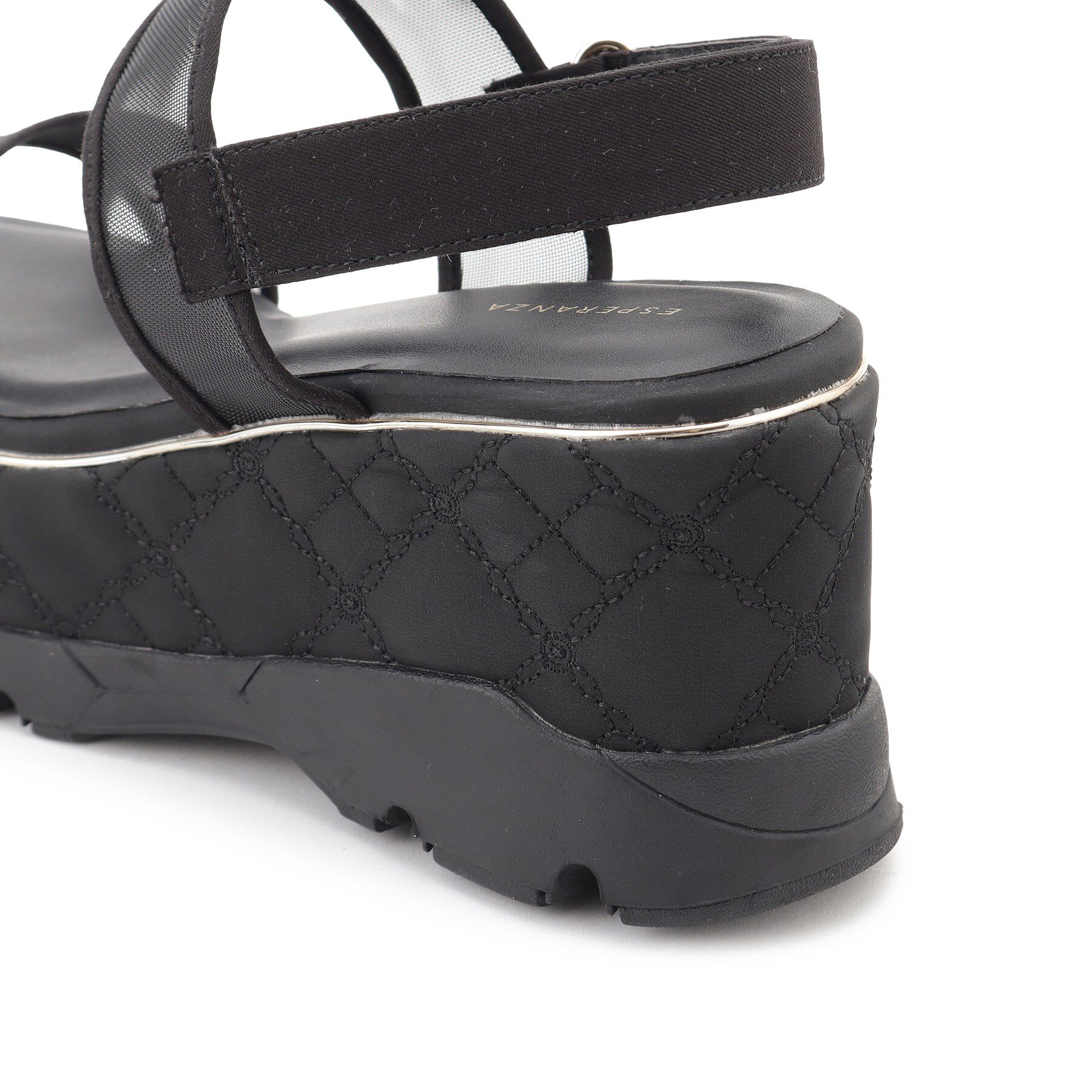 ESPERANZA「キルティング厚底スポサン」|サンダル|