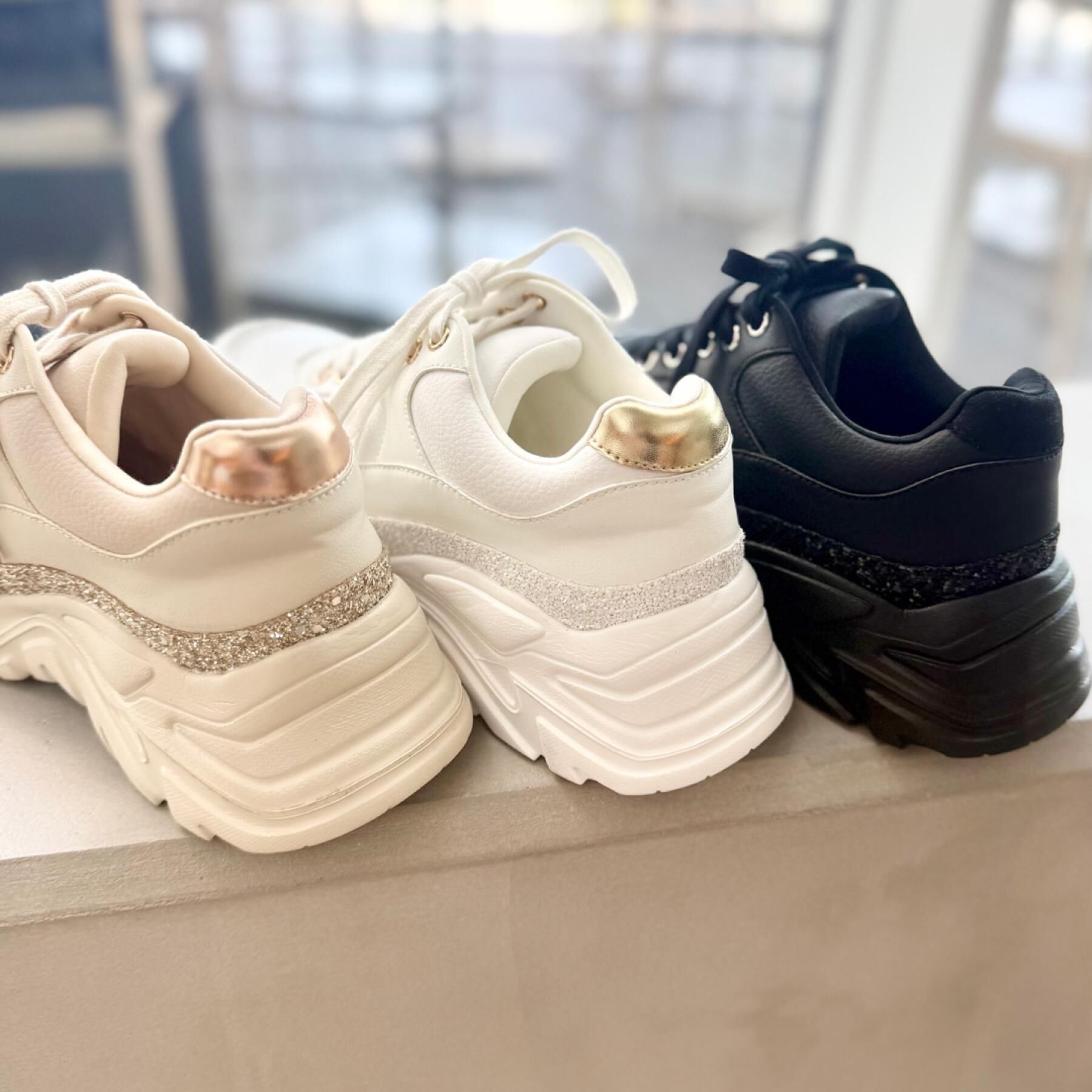 ESPERANZA「グリッターラインスニーカー」|スニーカー|