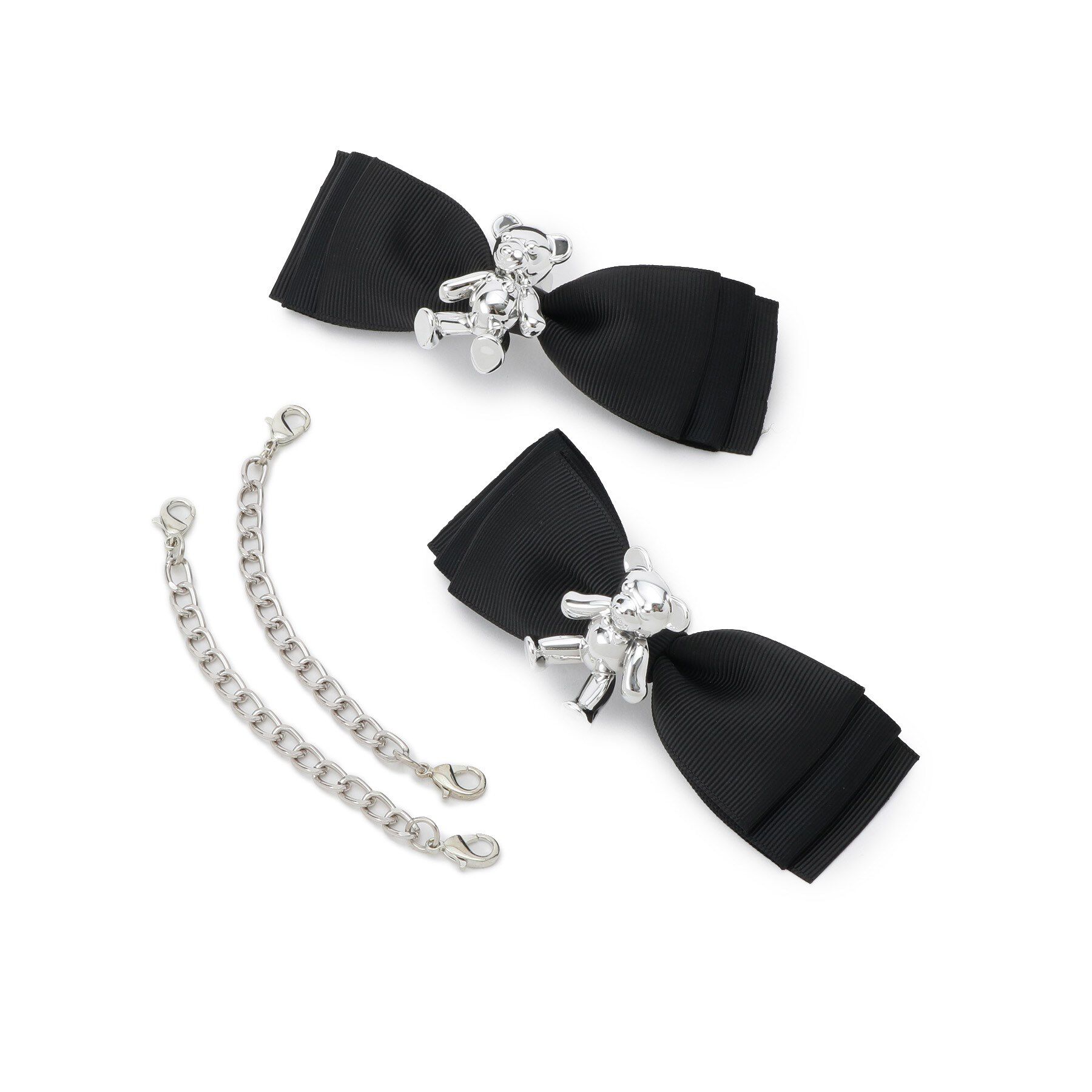 csT&P「クマ&times;チェ―ン付き厚底インヒールスニーカー」|スニーカー|