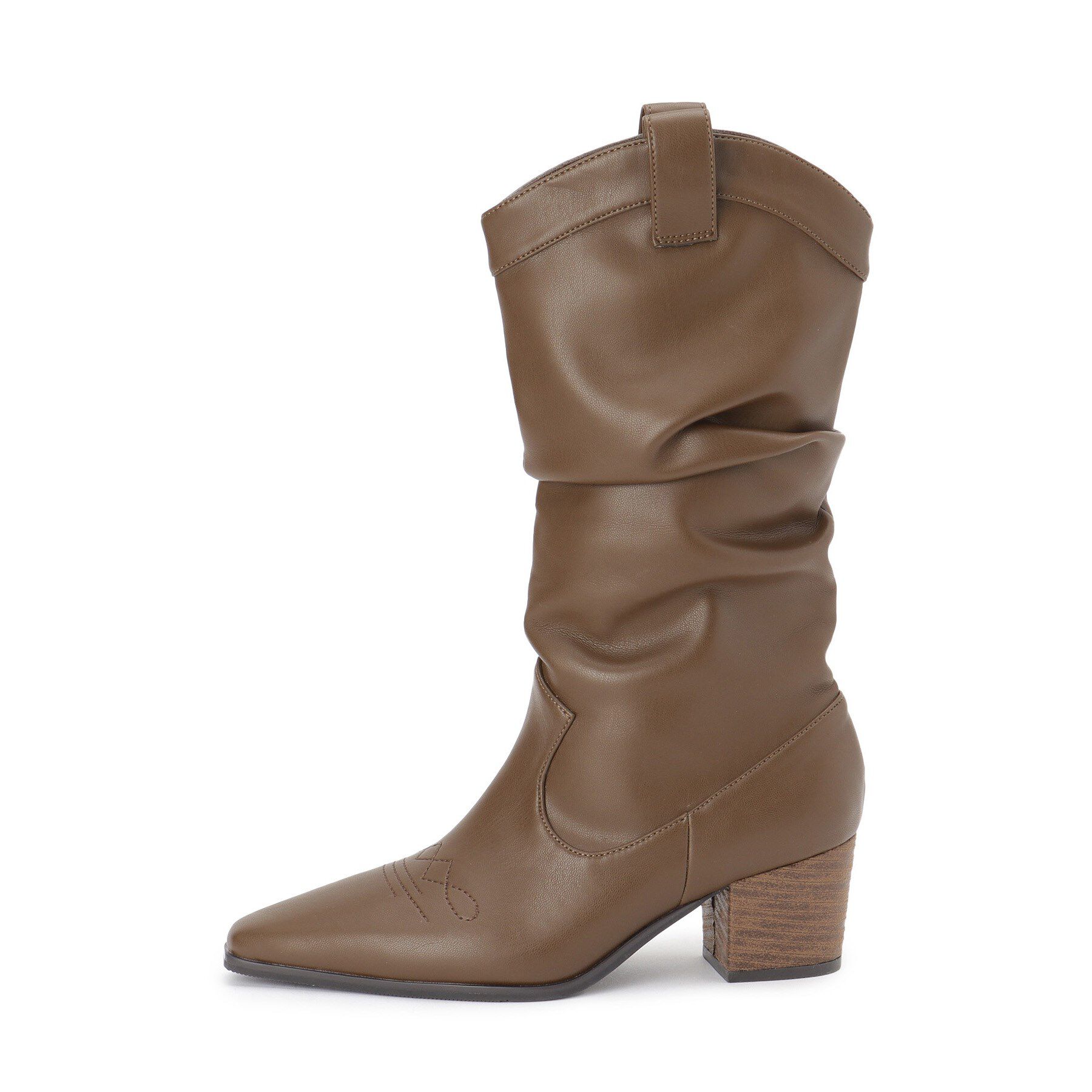 ESPERANZA「シャーリングウエスタンブーツ」|ショートブーツ|