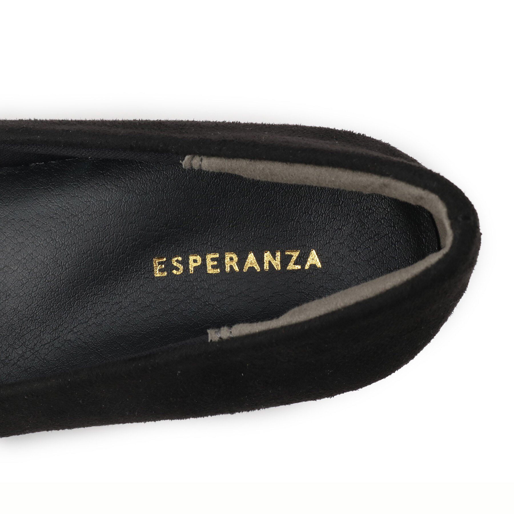 ESPERANZA「【EC先行販売】ラメヒールゴールドラインパンプス」|パンプス|