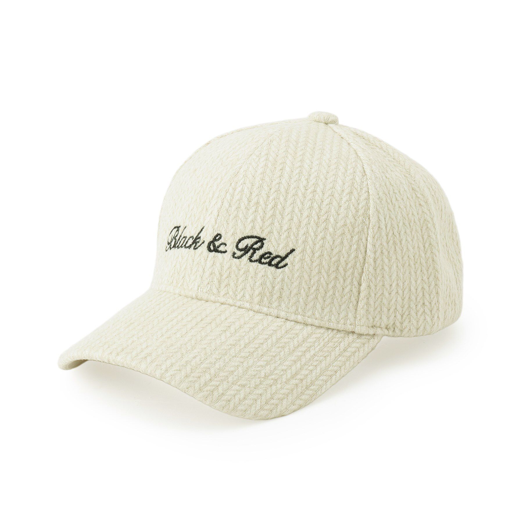 Grandedge「ニット柄ロゴキャップ」|キャップ・キャスケット|