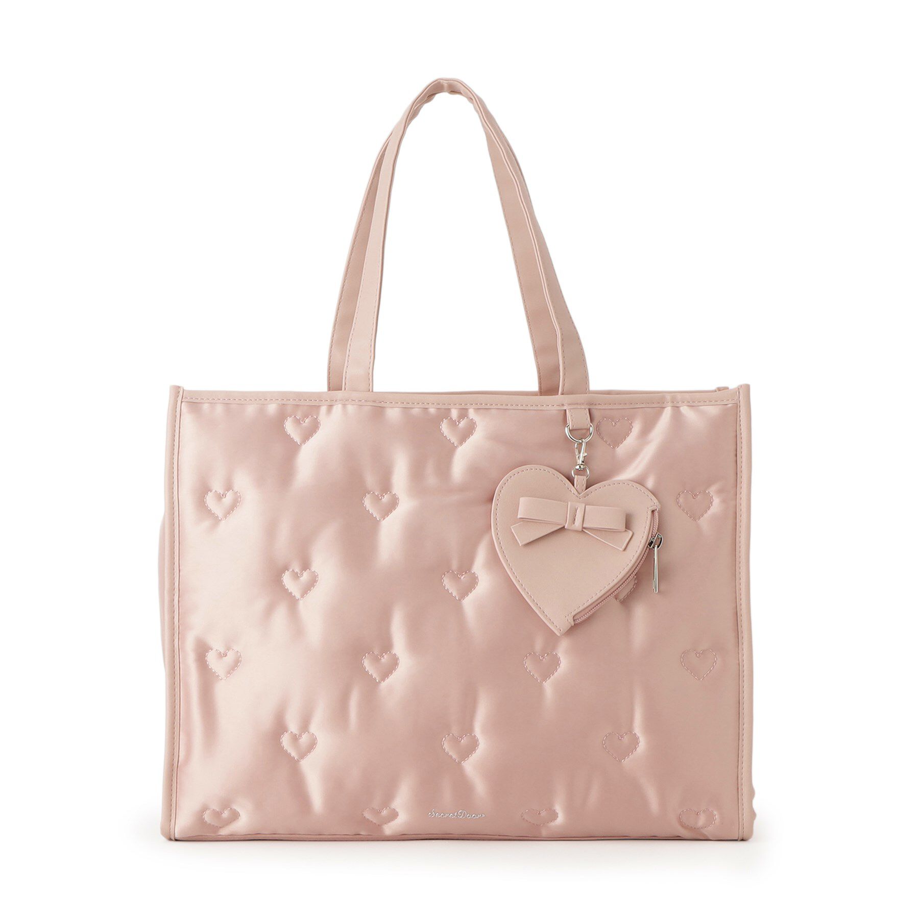 Ober Tashe「【キャリーオンベルト付き】ハートモチーフトートバッグ」|トートバッグ|