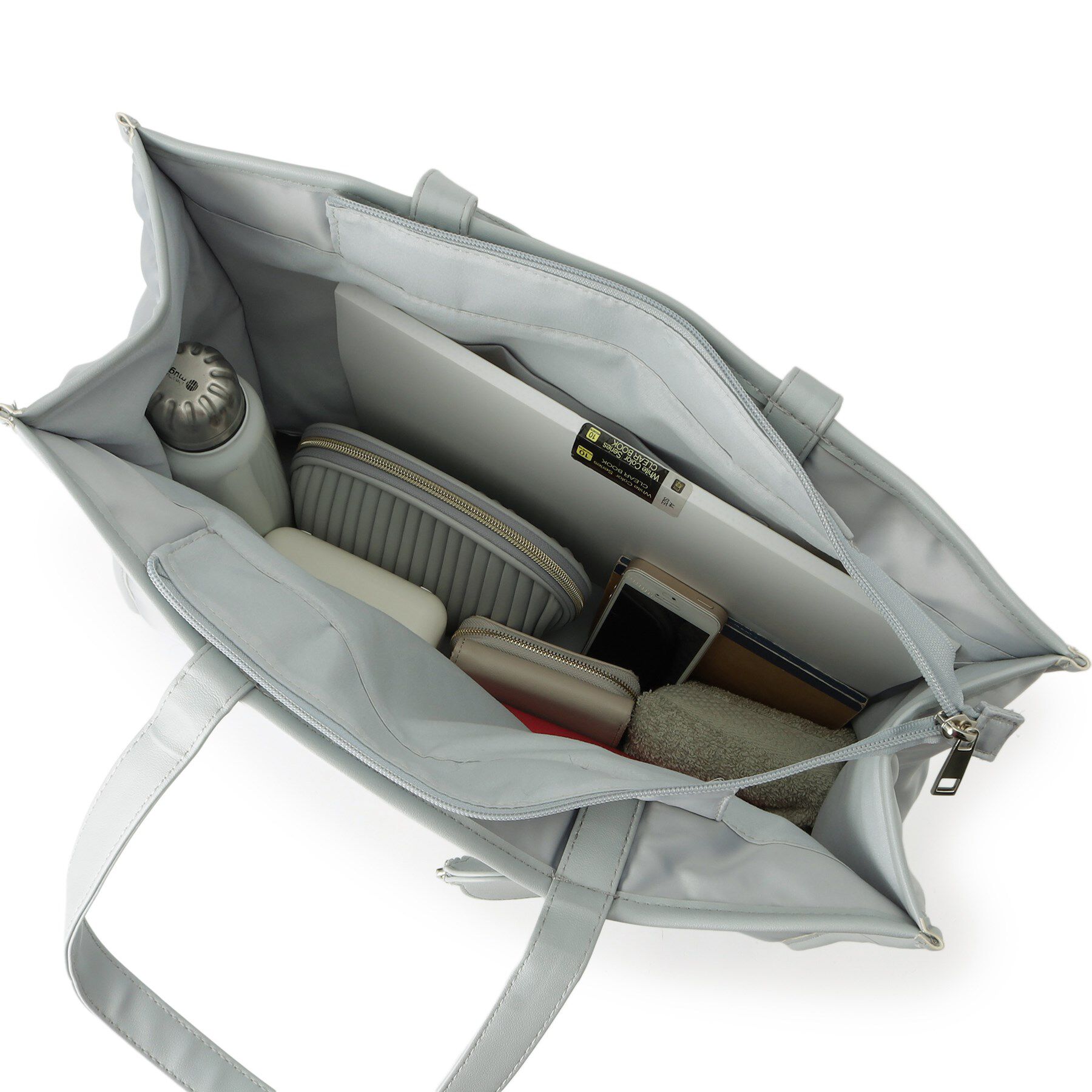 Ober Tashe「【キャリーオンベルト付き】ハートモチーフトートバッグ」|トートバッグ|