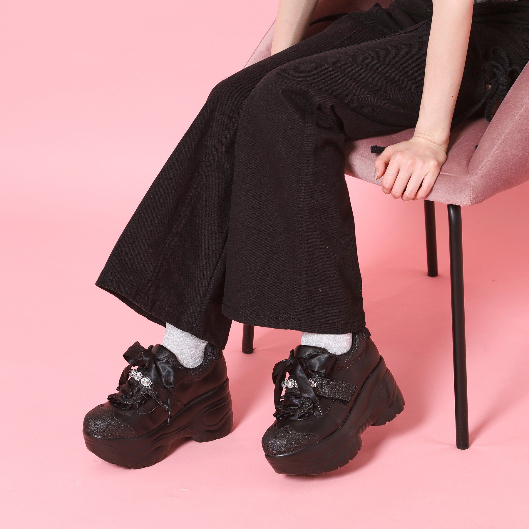 csT&P「厚底夢見るエンジェルスニーカー」|スニーカー|ブラック(019)