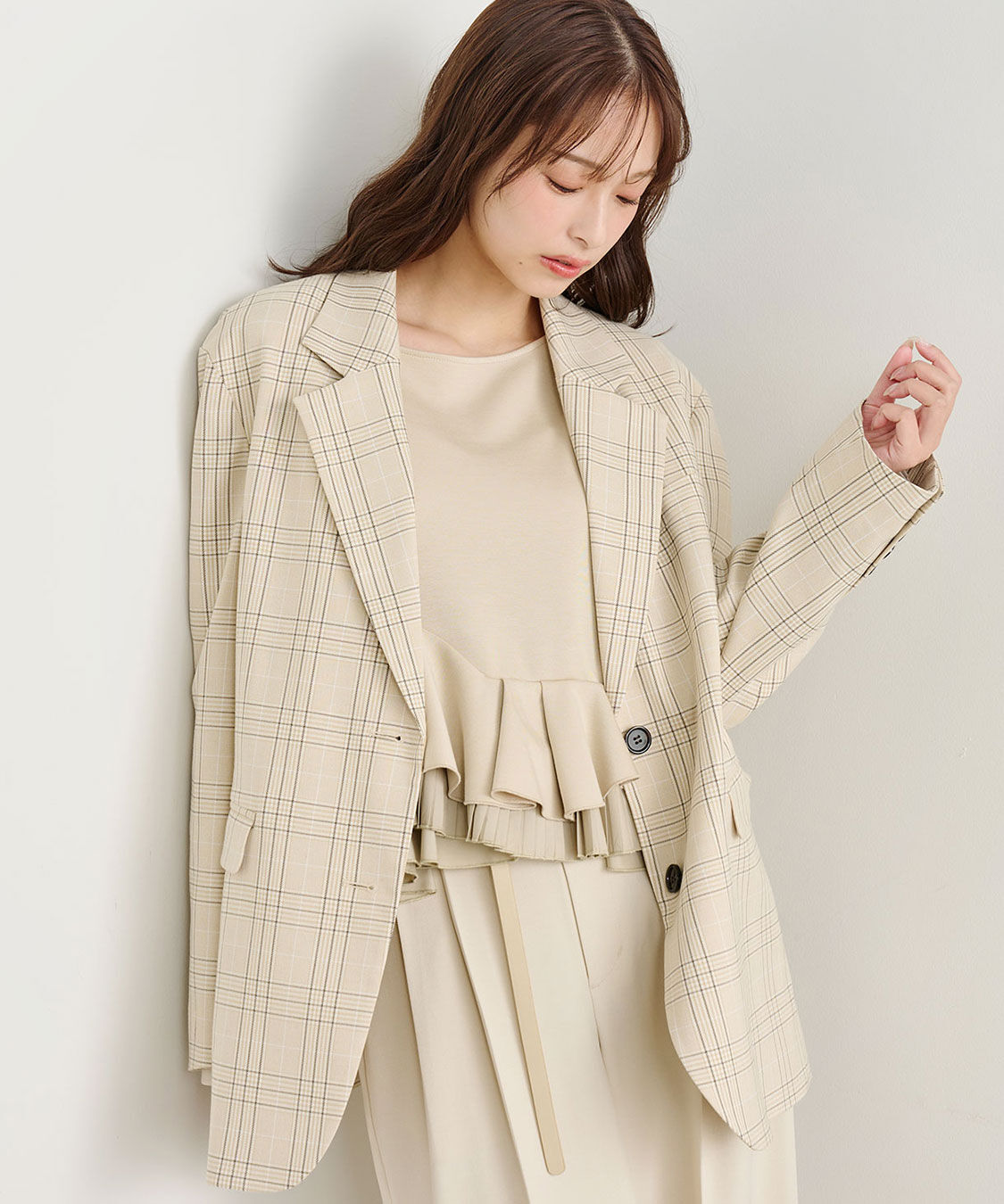 COCO DEAL「オーバーサイズジャケット」|テーラードジャケット|