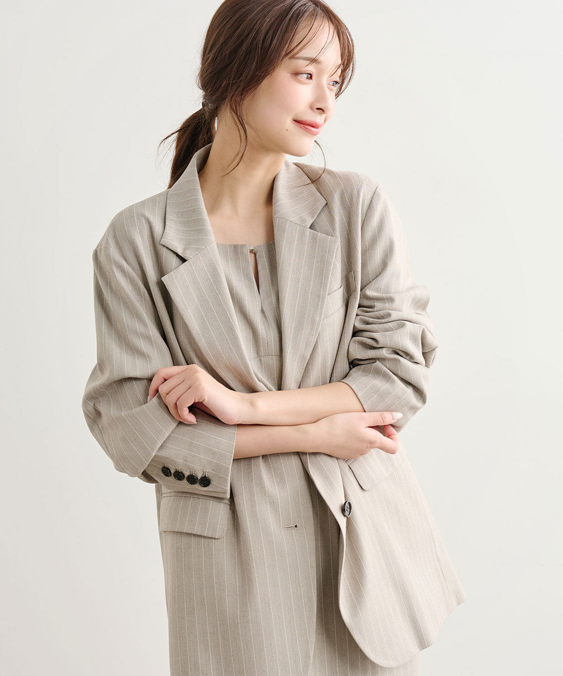 COCO DEAL「オーバーサイズジャケット」|テーラードジャケット|