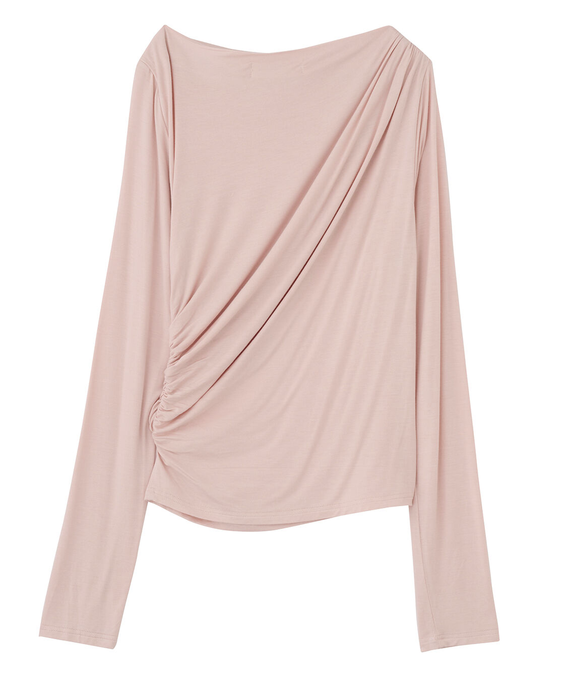 COCO DEAL「アシメネックドレープカットソー」|Tシャツ・カットソー|