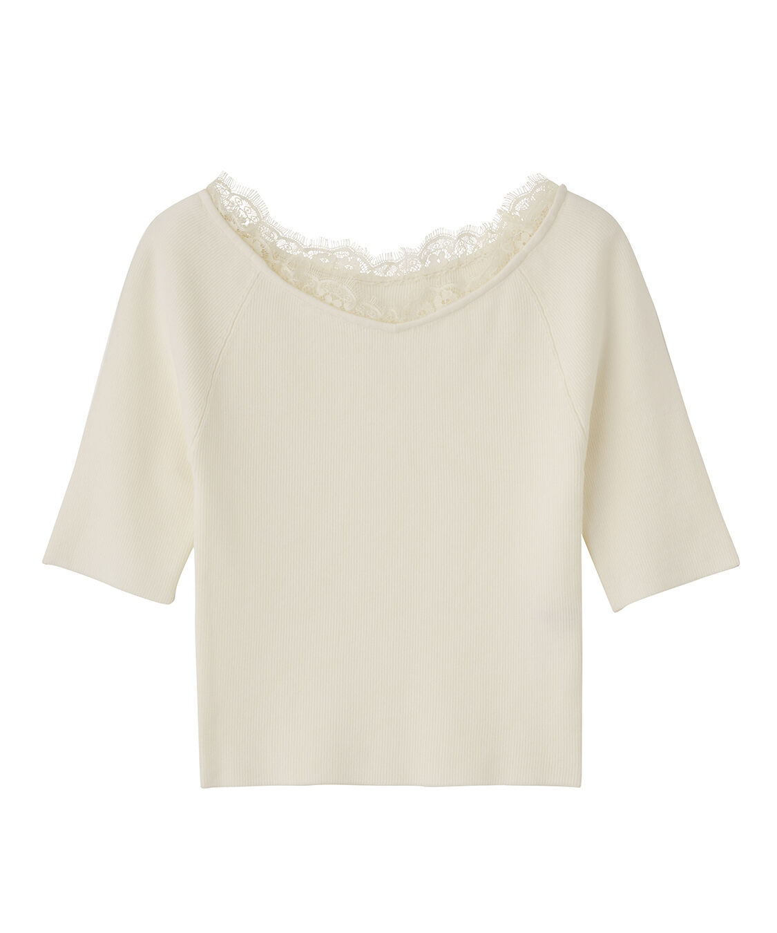 COCO DEAL「ネックレースニット」|ニット・セーター|オフ