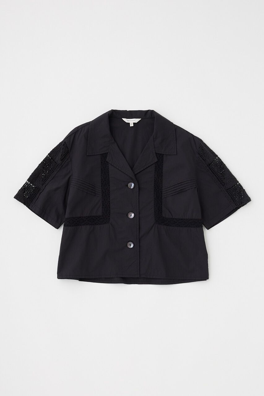 MOUSSY「CROCHET COMBI シャツ」|シャツ・ブラウス|