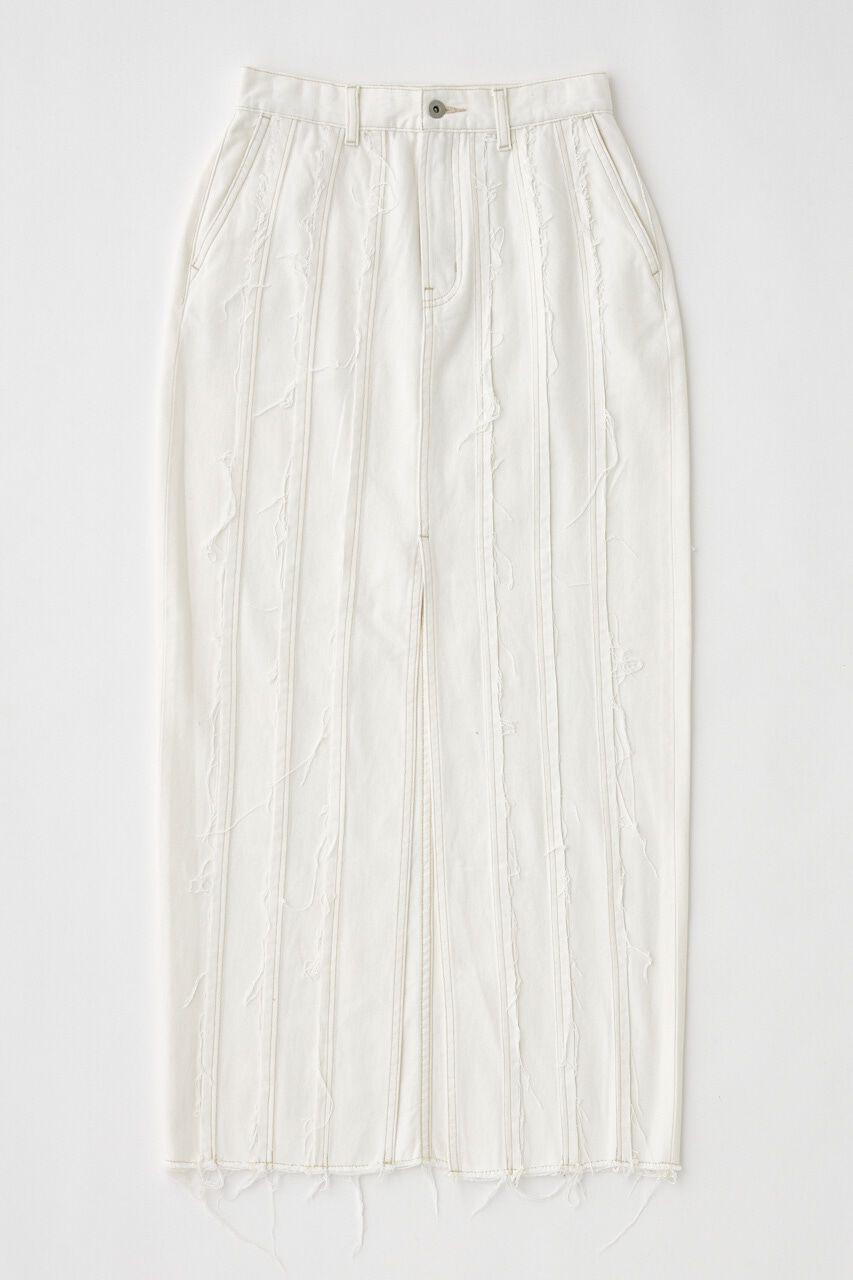 MOUSSY「FRONT SLIT FRINGE スカート」|スカート|