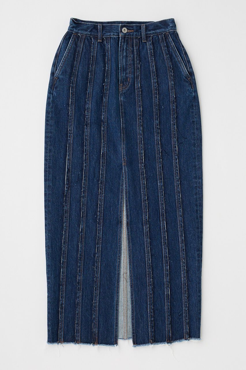 MOUSSY「FRONT SLIT FRINGE スカート」|スカート|