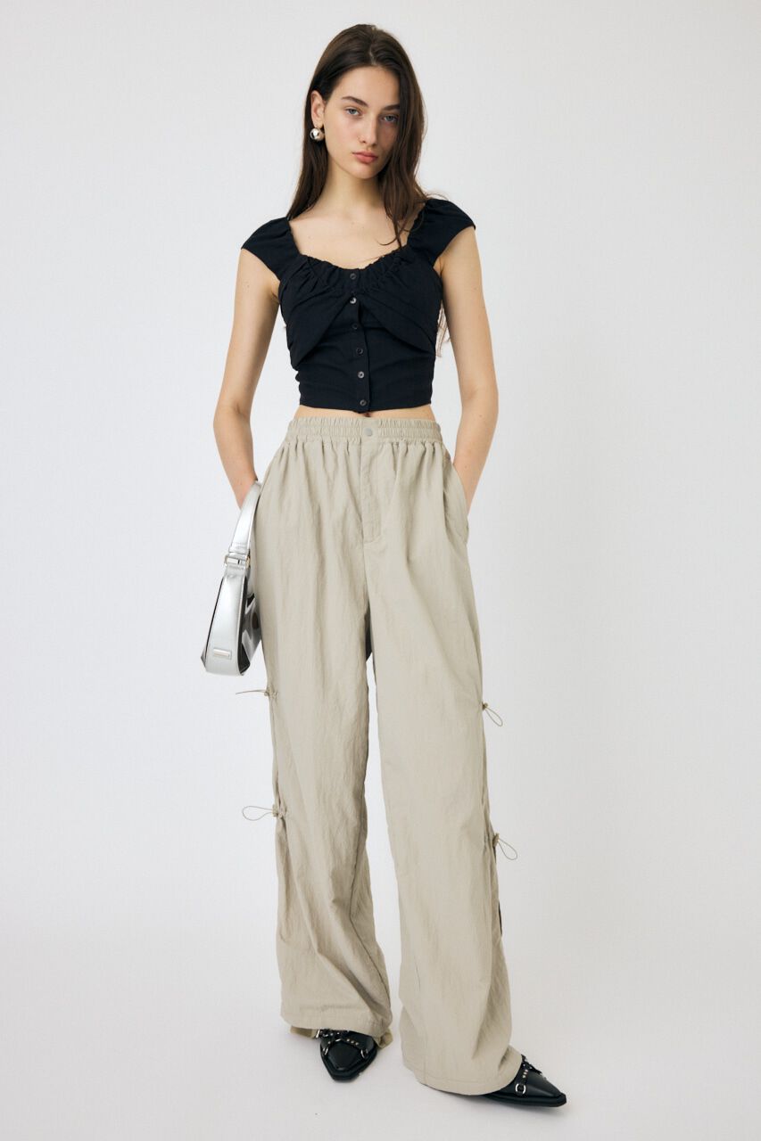 MOUSSY「LAYERED GATHERED ブラウス」|シャツ・ブラウス|