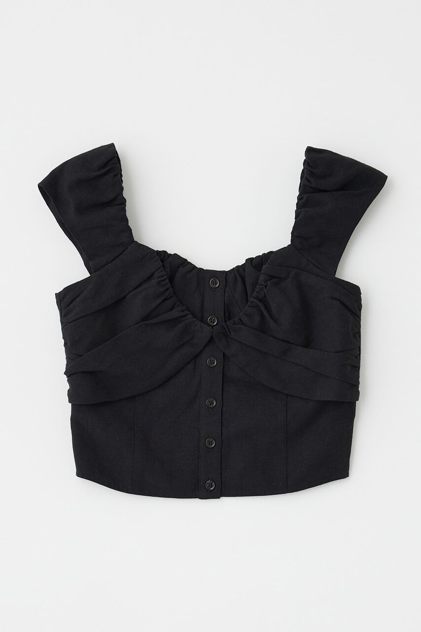 MOUSSY「LAYERED GATHERED ブラウス」|シャツ・ブラウス|