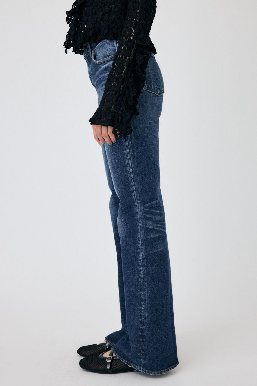 MOUSSY「MVS D/BLU FLARE」|デニム|