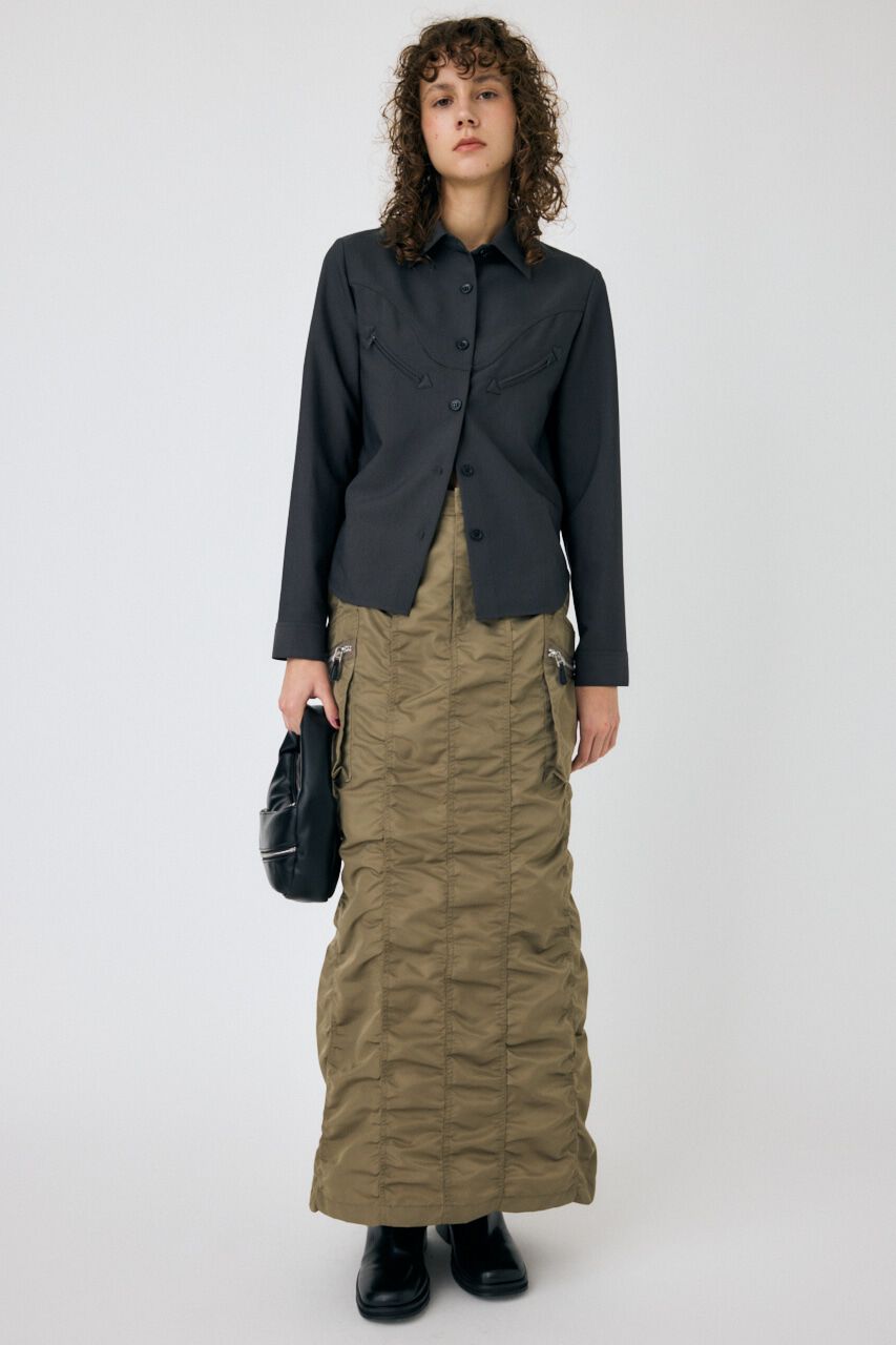 MOUSSY「NYLON CARGO スカート」|スカート|KHA