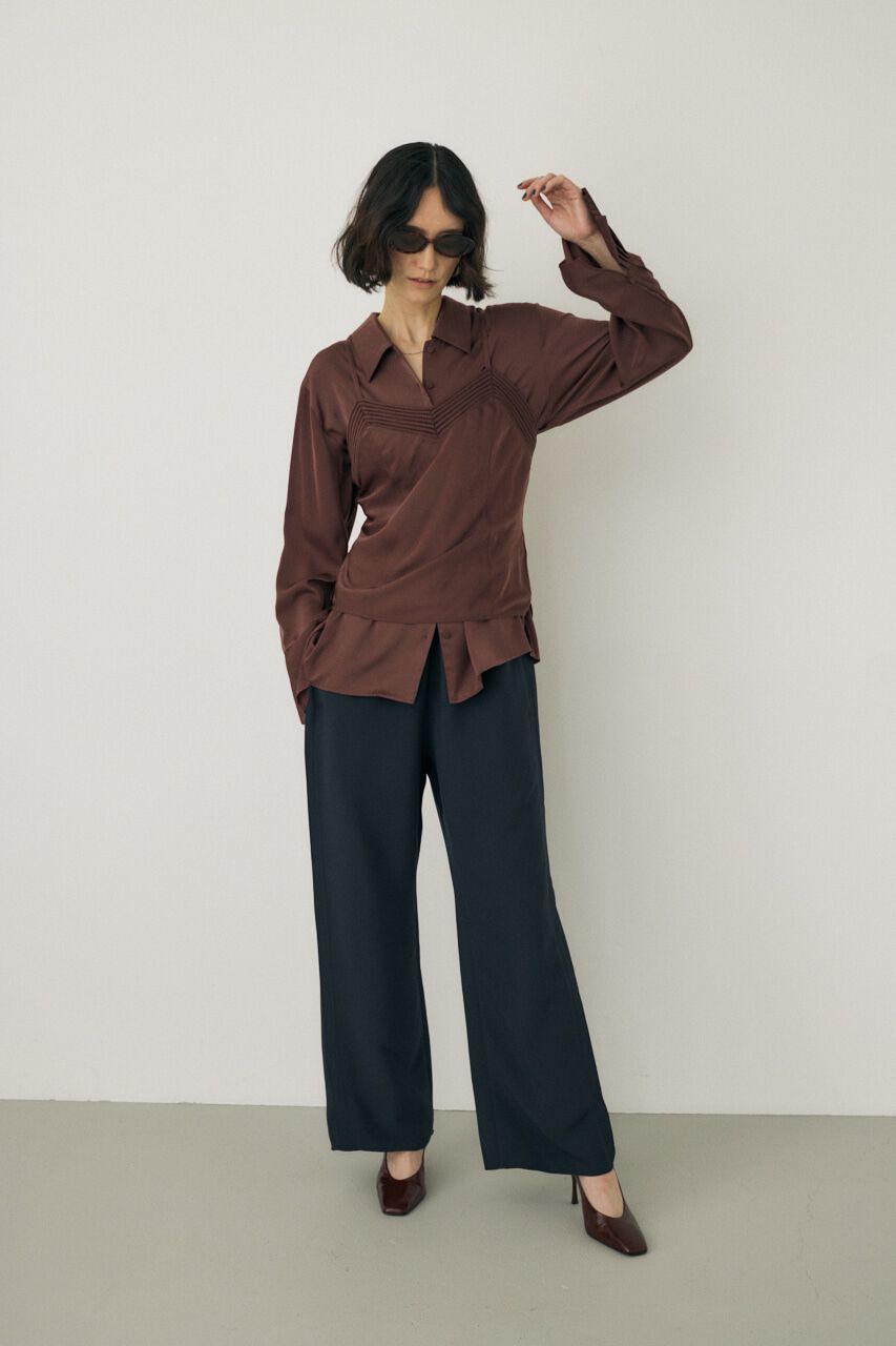 MOUSSY「サテンキャミソール　リサイクルポリエステル&times;レーヨン素材」|キャミソール|