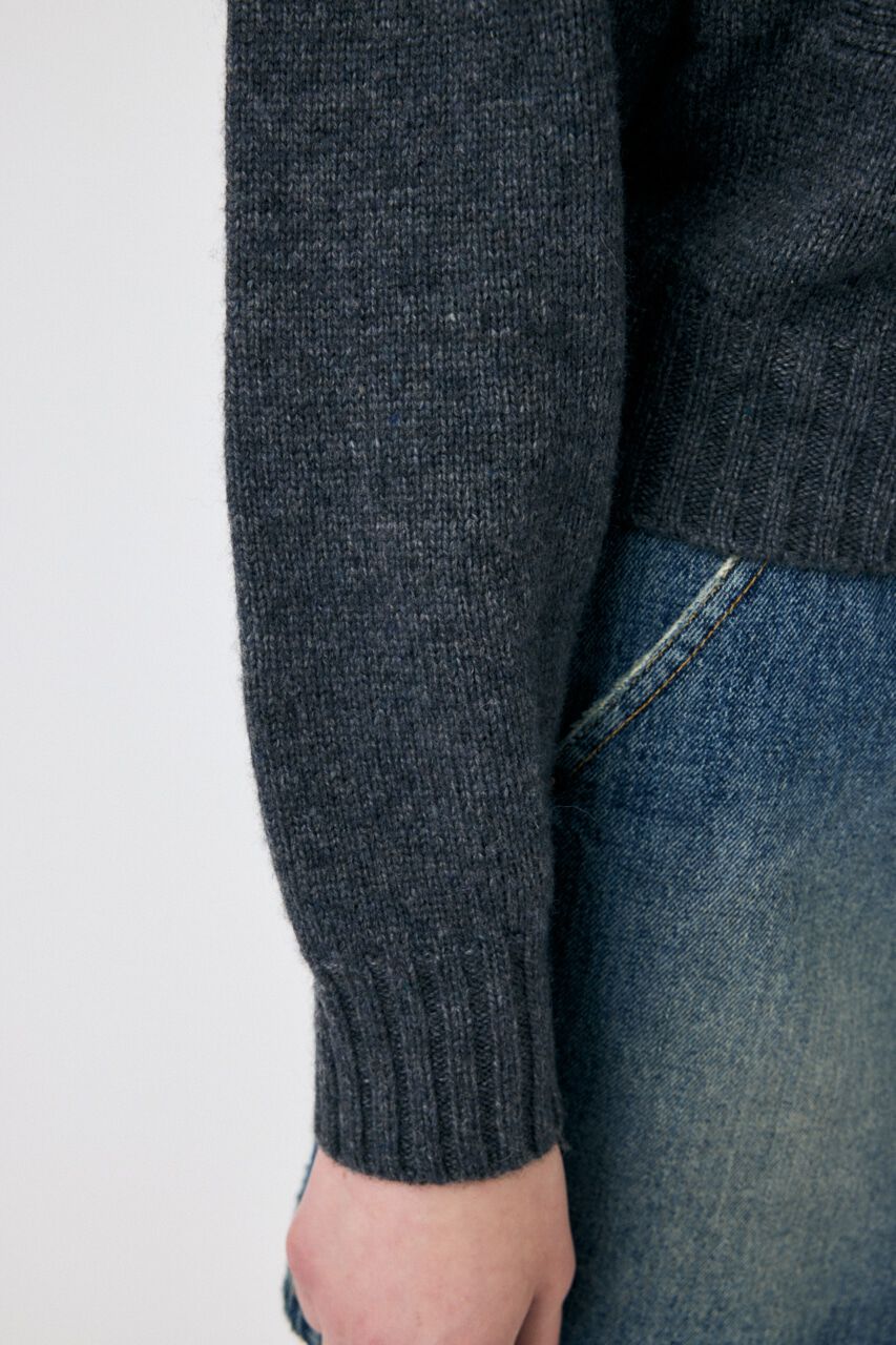 MOUSSY「BUTTON UP ニットカーディガン」|カーディガン|