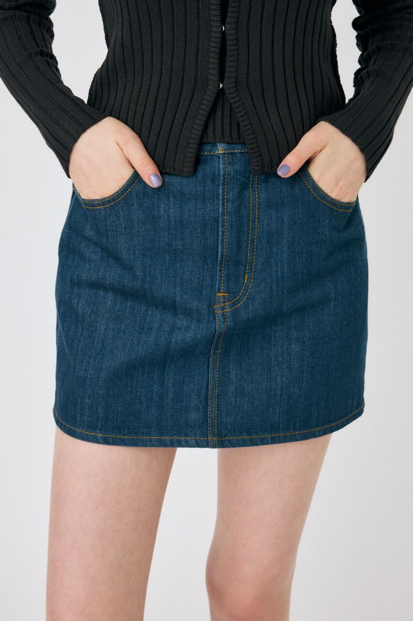 MOUSSY「TINTED DENIM ミニスカート」|スカート|