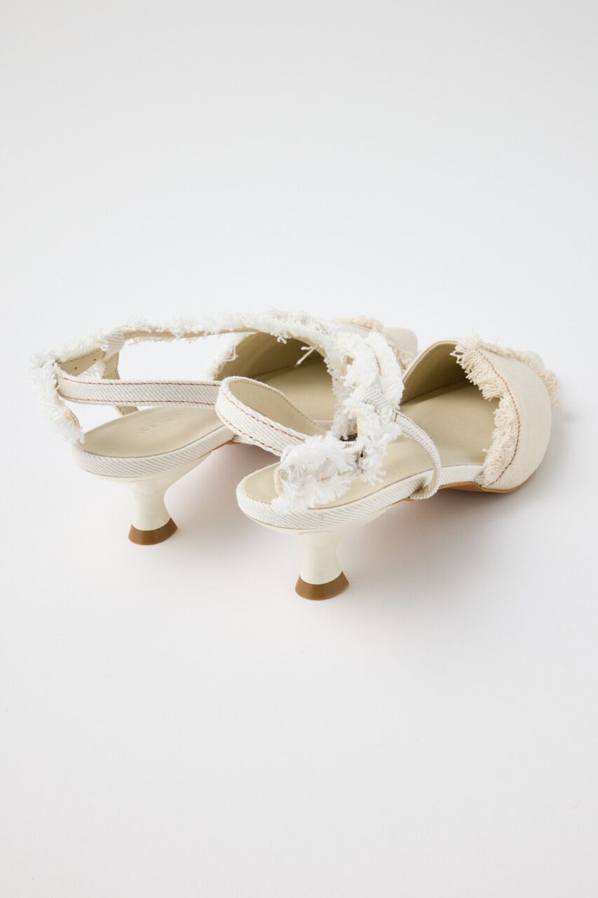 MOUSSY「REMAKE DENIM POINTY HEEL パンプス」|スリッポン|