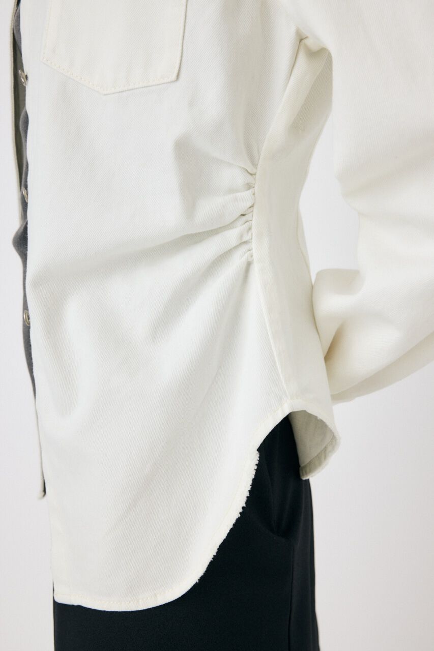 MOUSSY「WAIST FIT デニムシャツ」|シャツ・ブラウス|