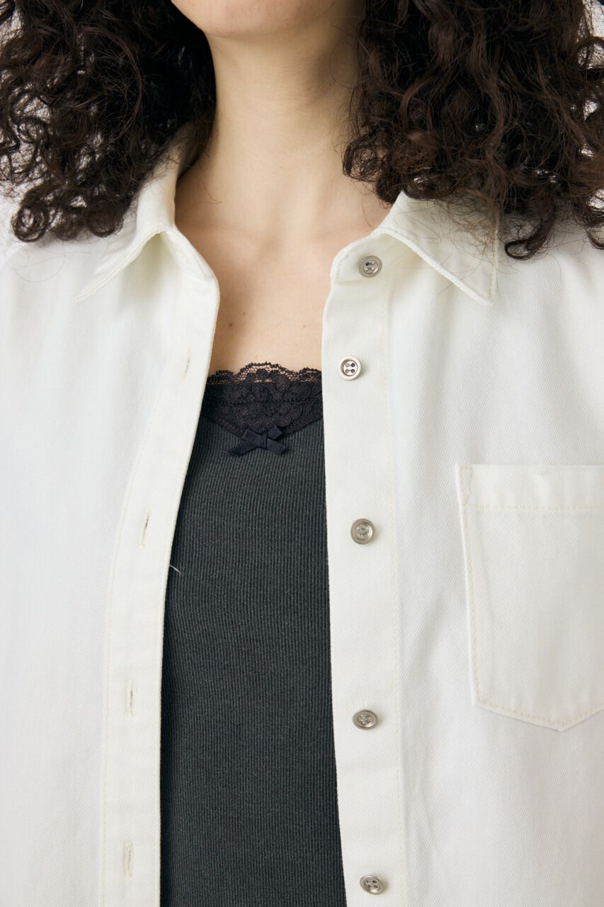 MOUSSY「WAIST FIT デニムシャツ」|シャツ・ブラウス|