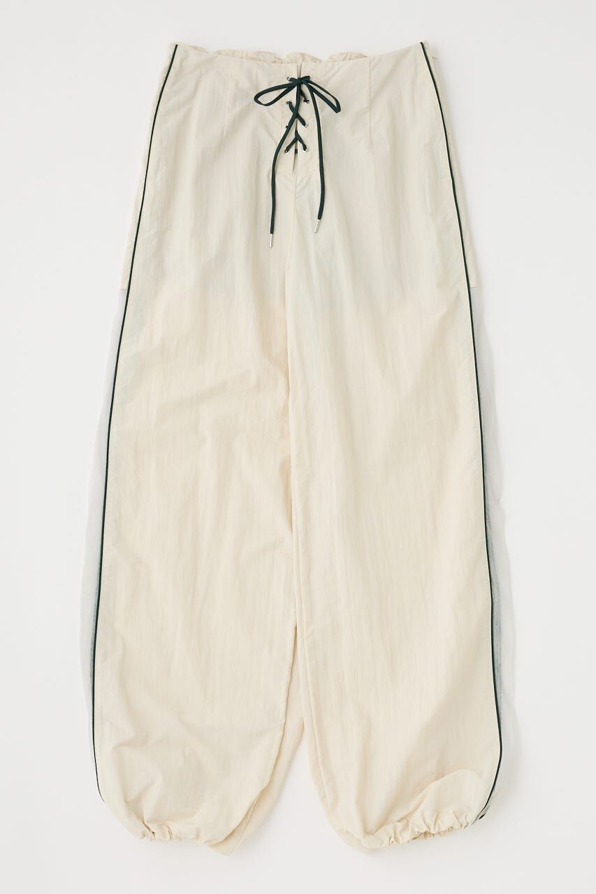 MOUSSY「SHEER PANEL LACE UP パンツ」|その他|