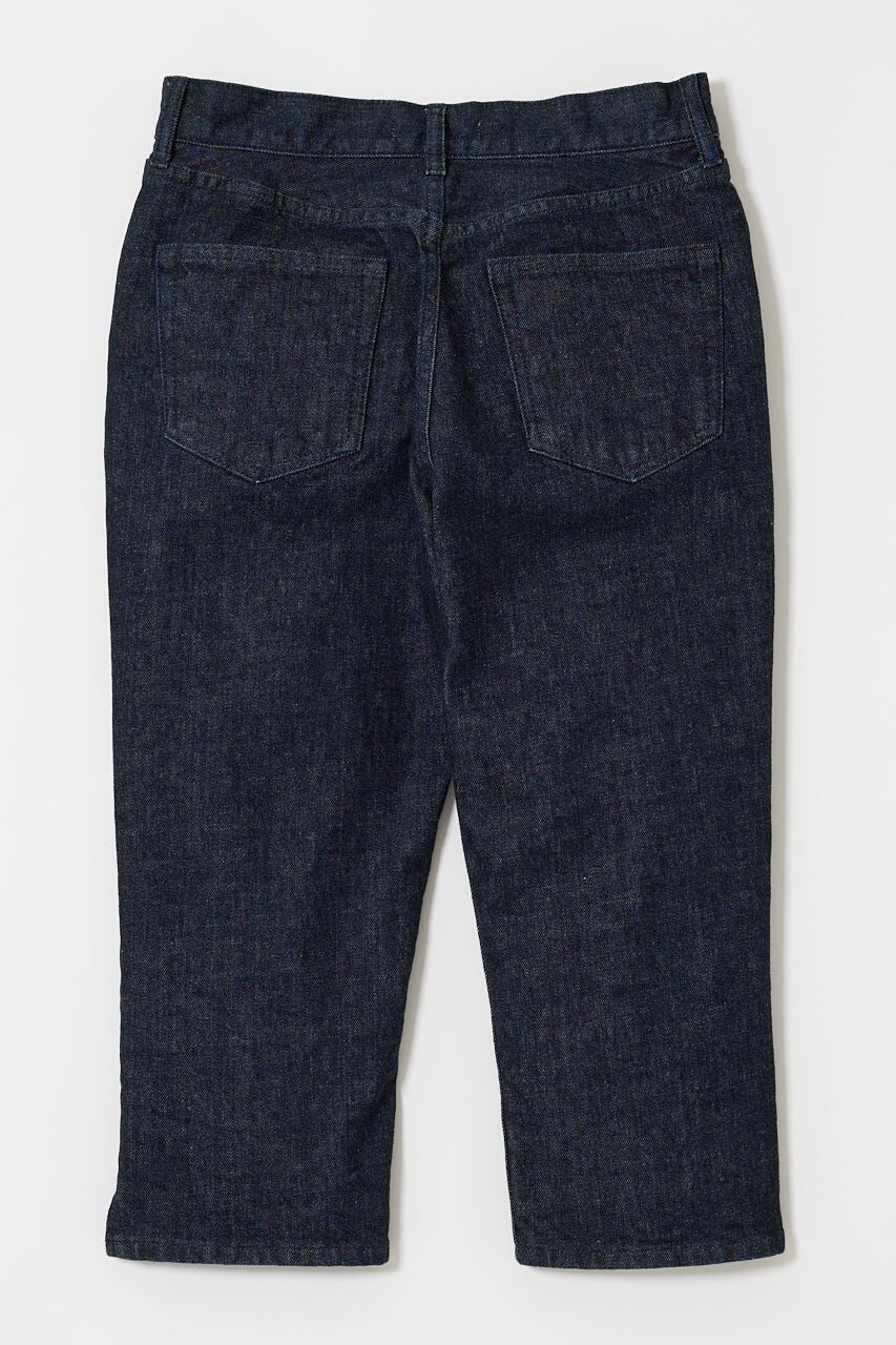 MOUSSY「HEM SLIT カプリ」|デニム|