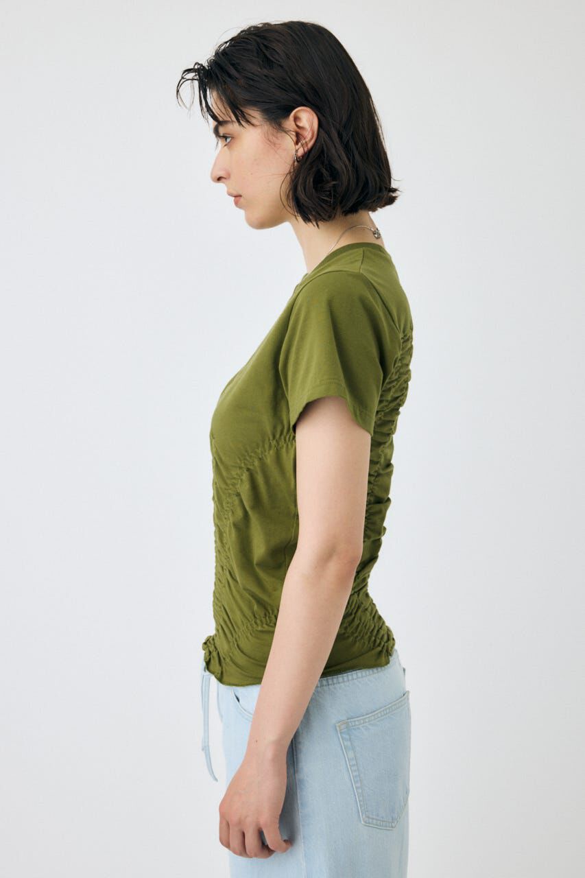 MOUSSY「GATHER CUT トップス」|Tシャツ・カットソー|