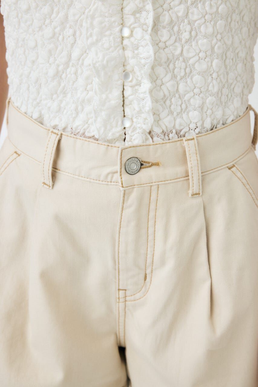 MOUSSY「DENIM タック ショーツ」|デニム|