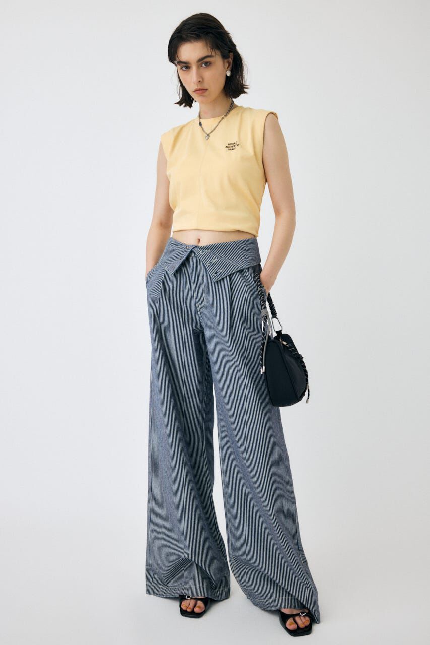 MOUSSY「TINY LETTER SLEEVELESS トップス」|その他|