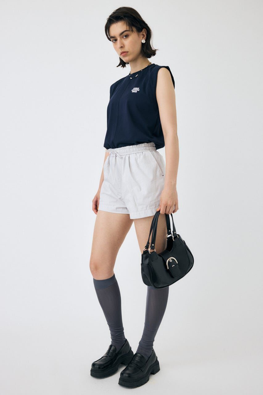 MOUSSY「TINY LETTER SLEEVELESS トップス」|その他|