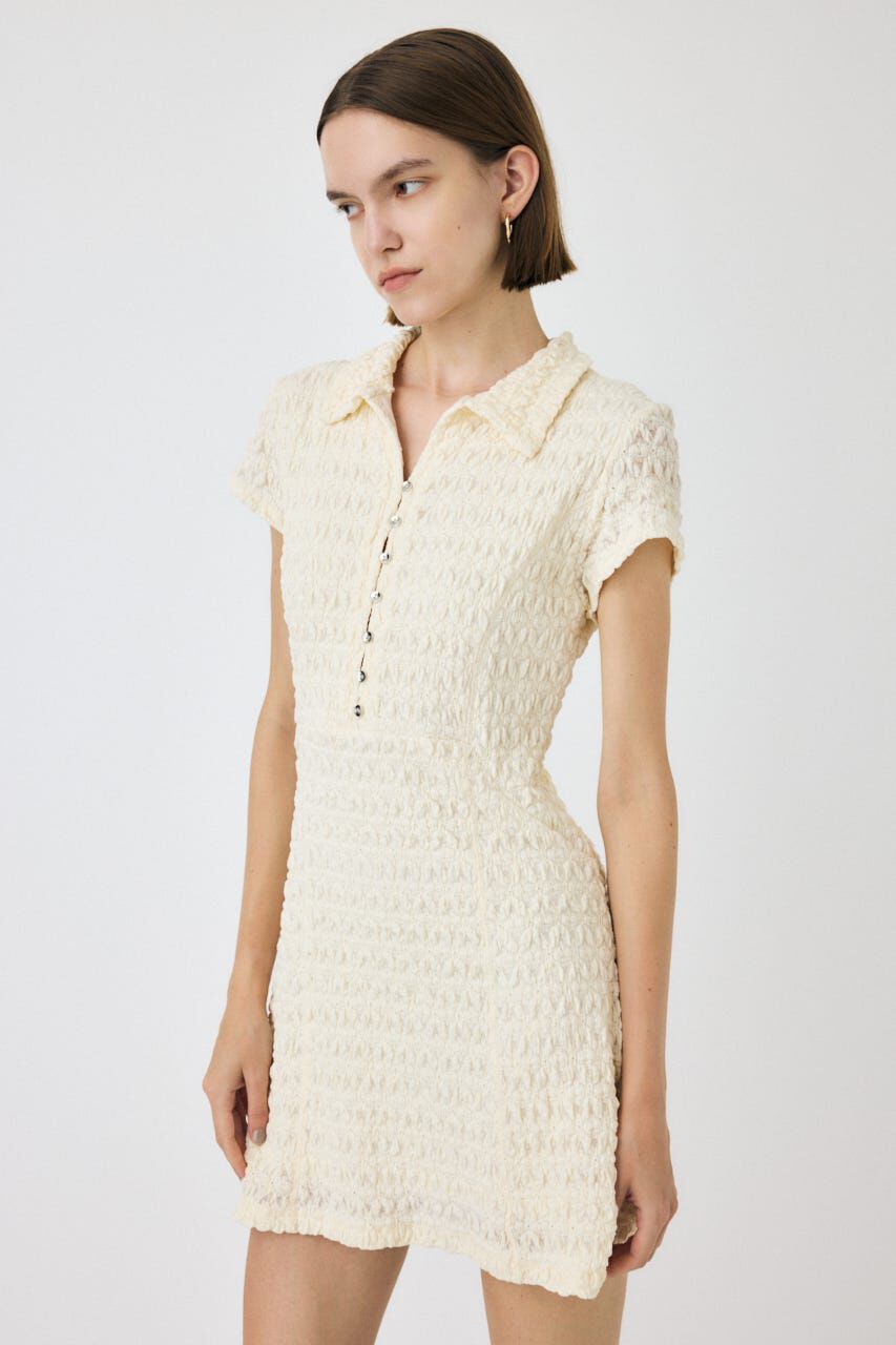 MOUSSY「MERMAID LACE MINI ドレス」|ワンピース|