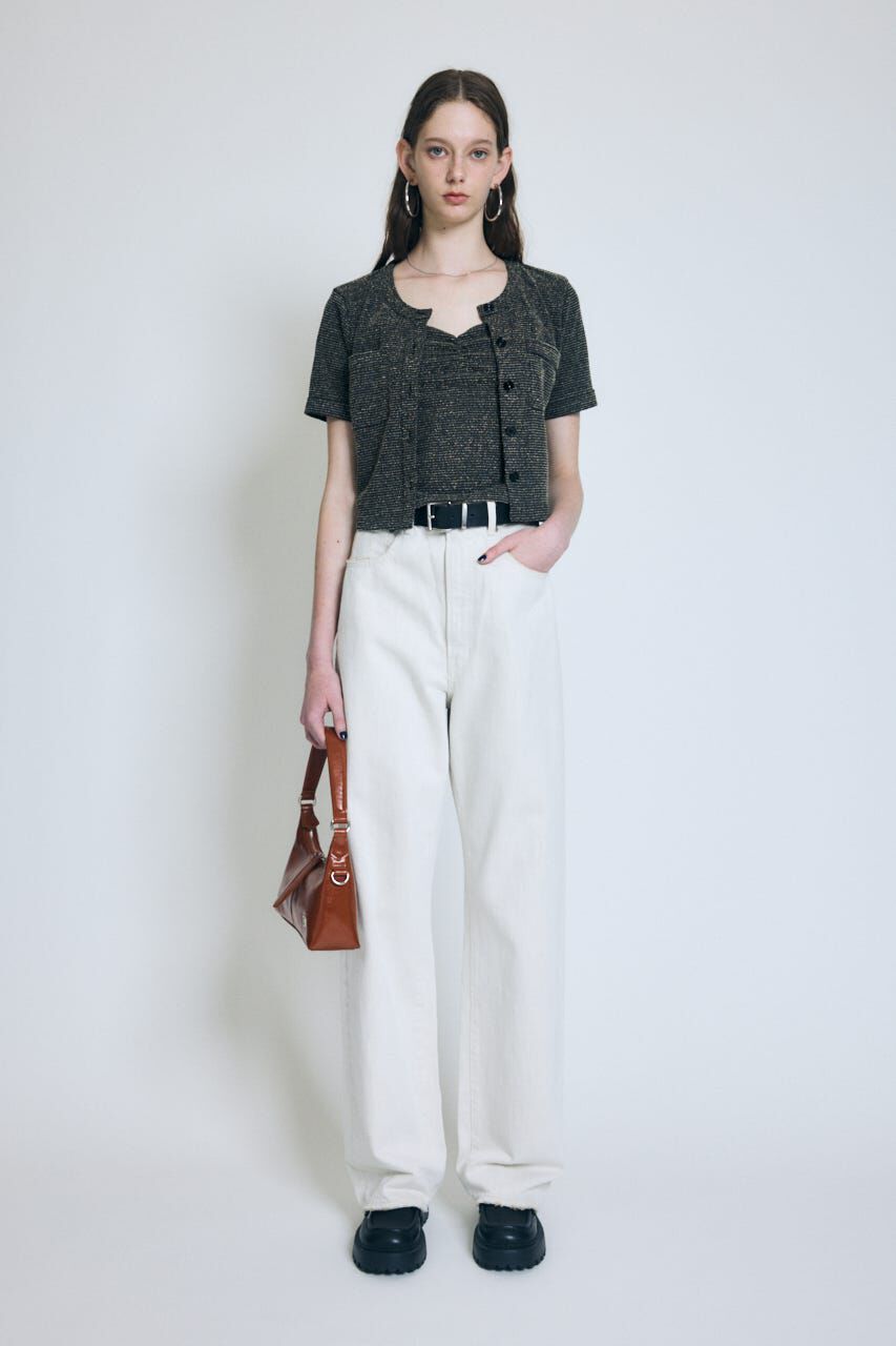 MOUSSY「BOUCLE TWEED キャミ」|キャミソール|