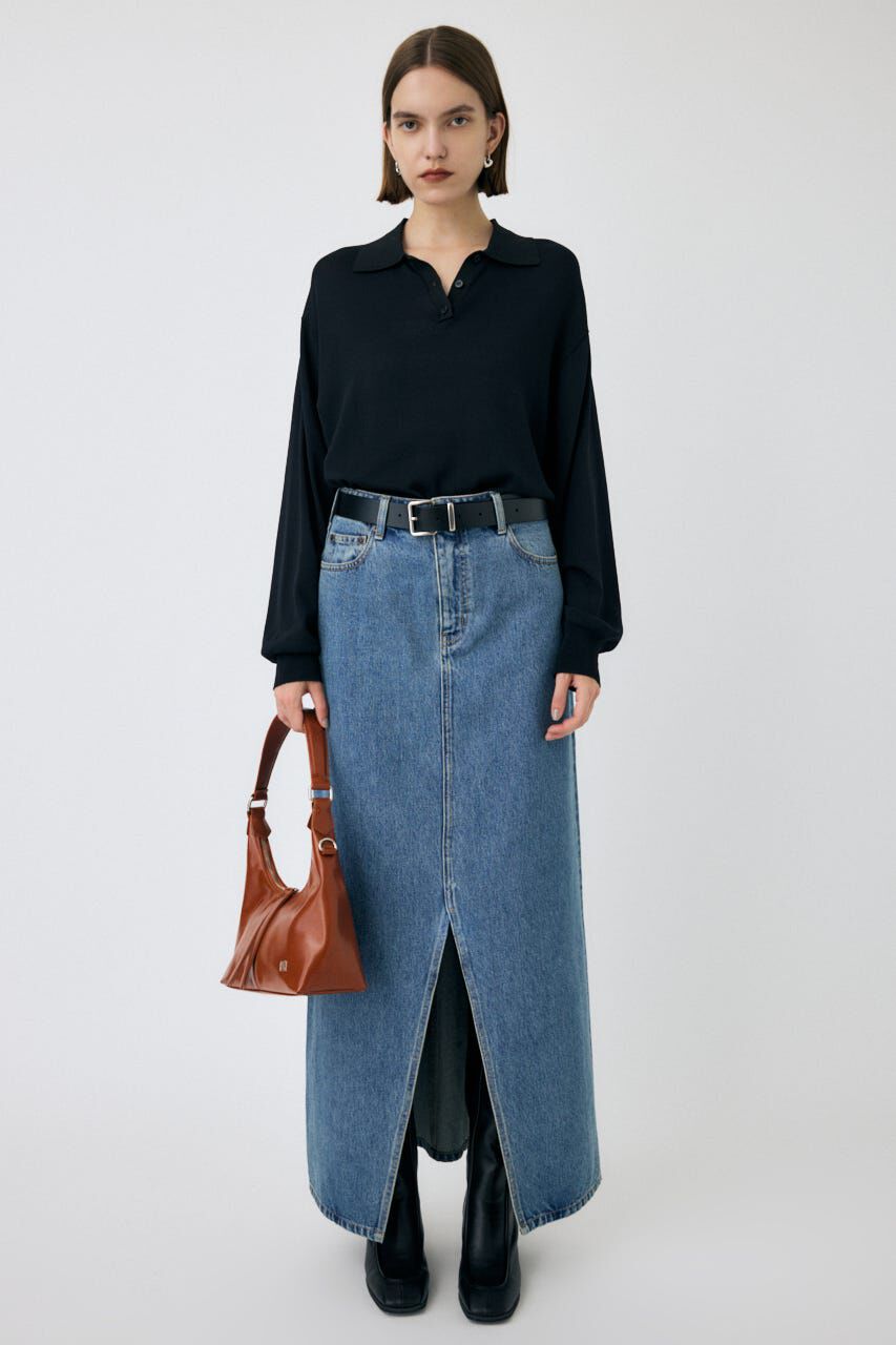 MOUSSY「SLIT DENIM スカート」|スカート|