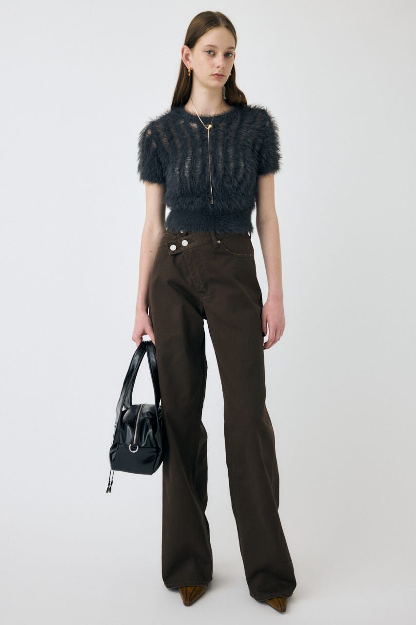 MOUSSY「SHEER SHAGGY ニット」|ニット・セーター|