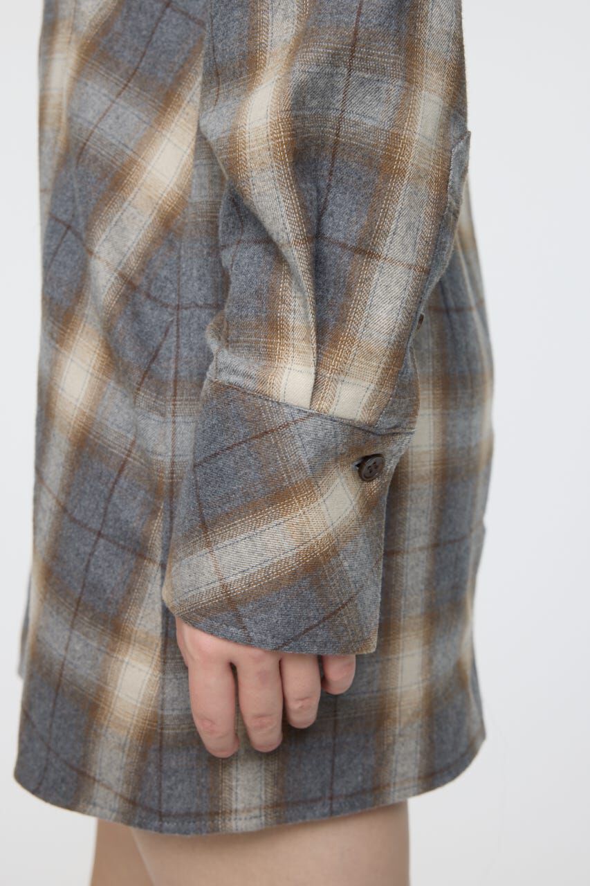 MOUSSY「CHECK SHIRT ドレス」|ワンピース|