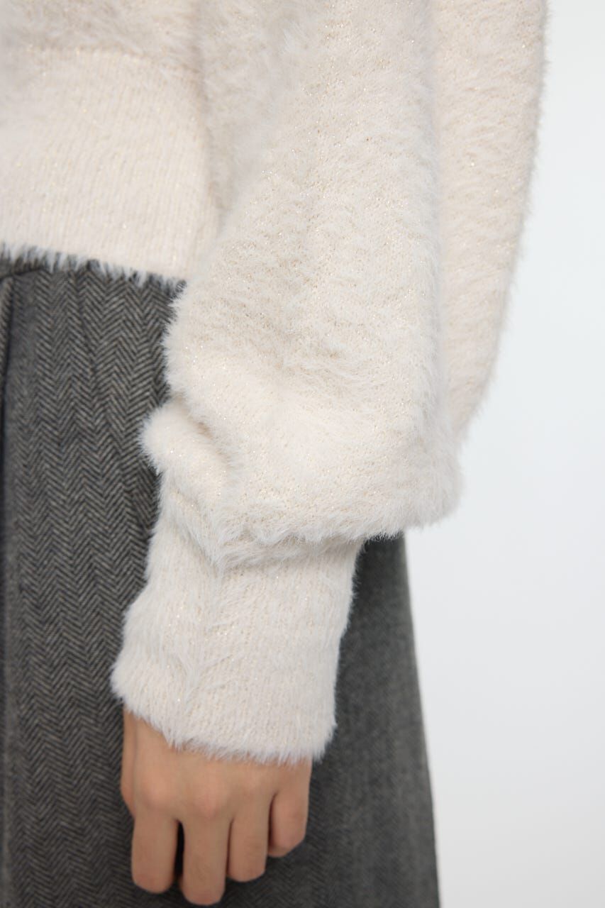 MOUSSY「FLUFFY MOUSSY KNIT トップス」|ニット・セーター|
