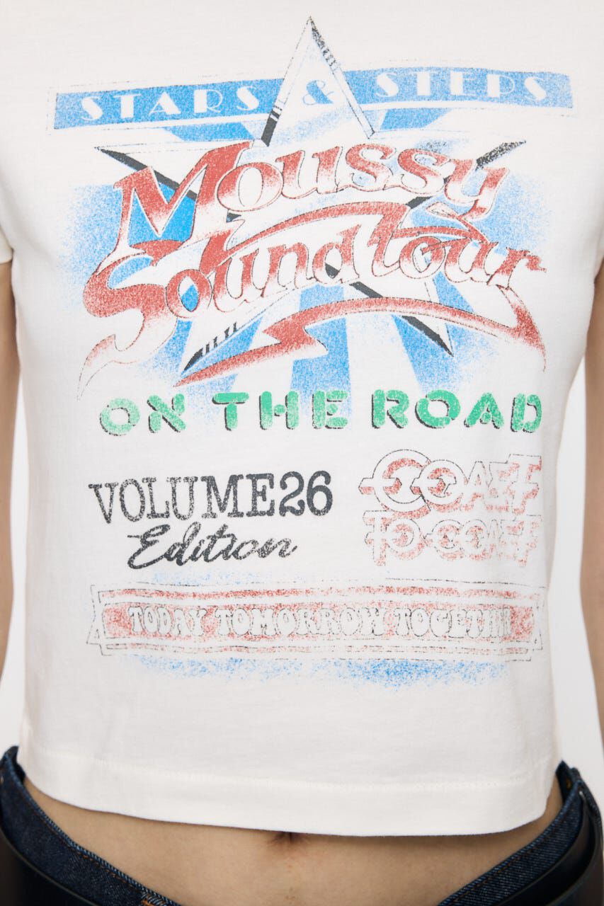 MOUSSY「MOUSSY VOL26 TOUR TEE」|Tシャツ・カットソー|