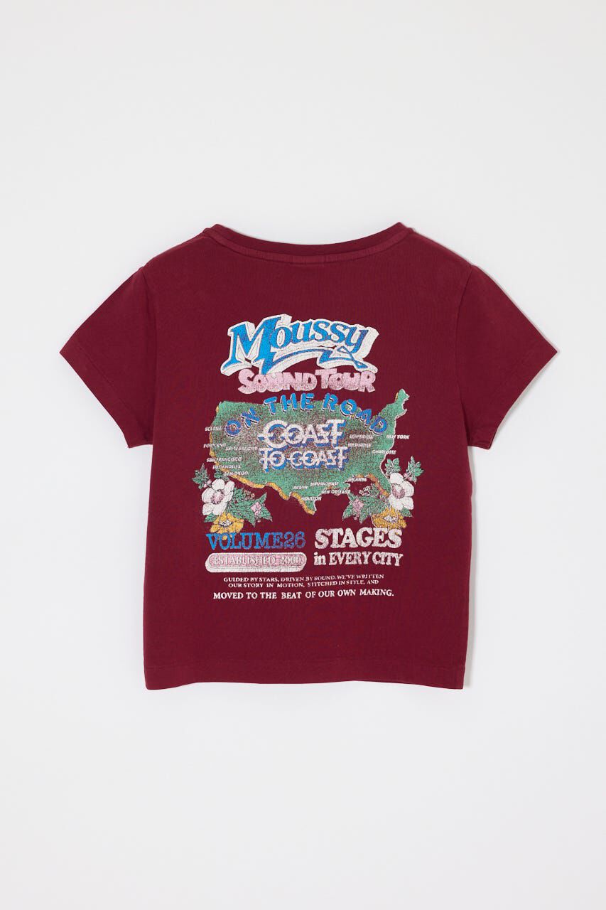 MOUSSY「MOUSSY VOL26 TOUR TEE」|Tシャツ・カットソー|