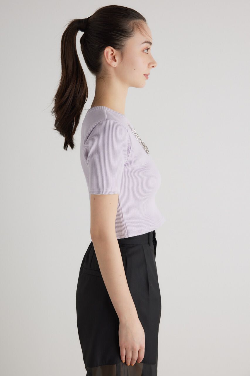 rienda「チェーンNCコンパクト T-SH」|Tシャツ・カットソー|