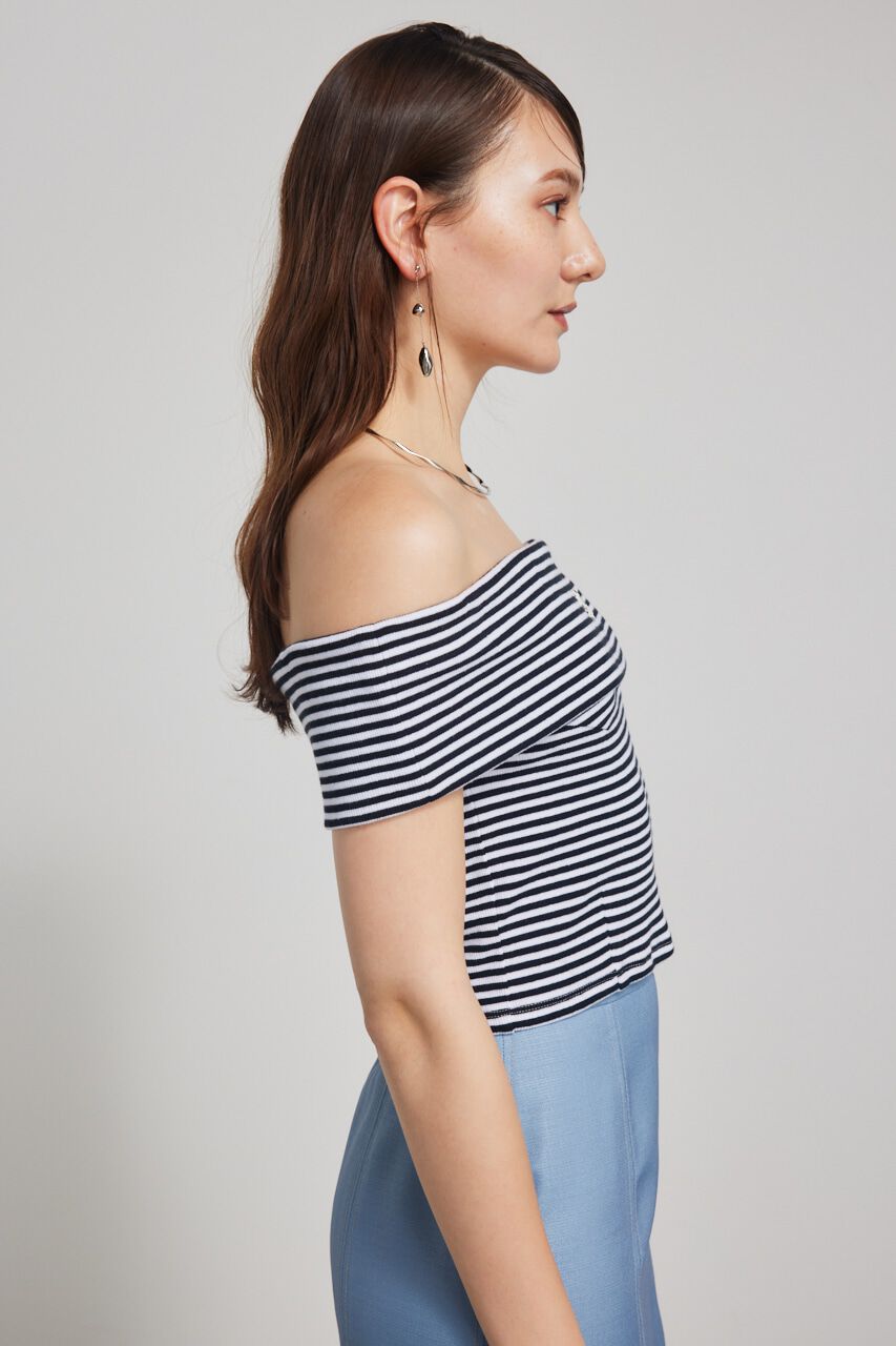 rienda「RモチーフプレートカットTOP」|Tシャツ・カットソー|