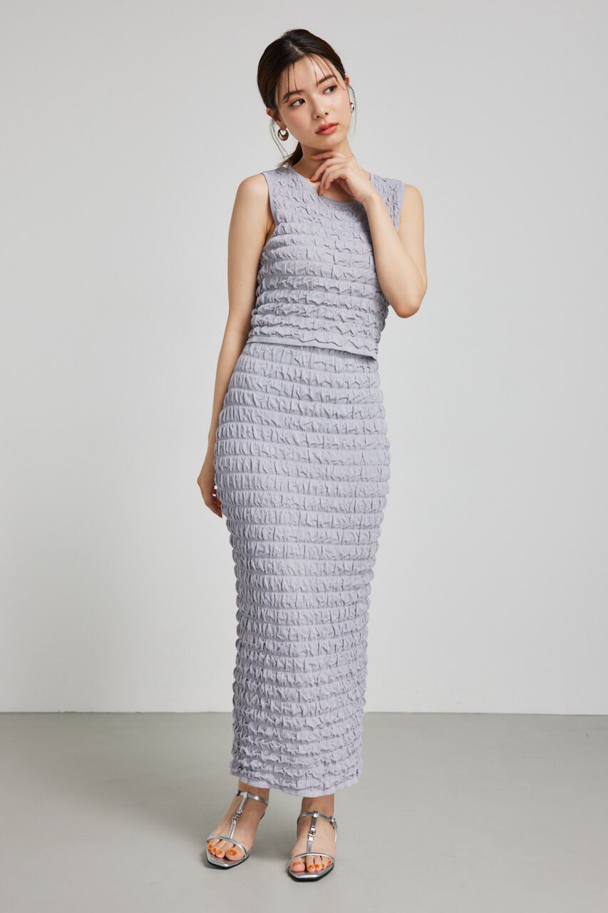 rienda「ポップコーンニットトップス」|タンクトップ|