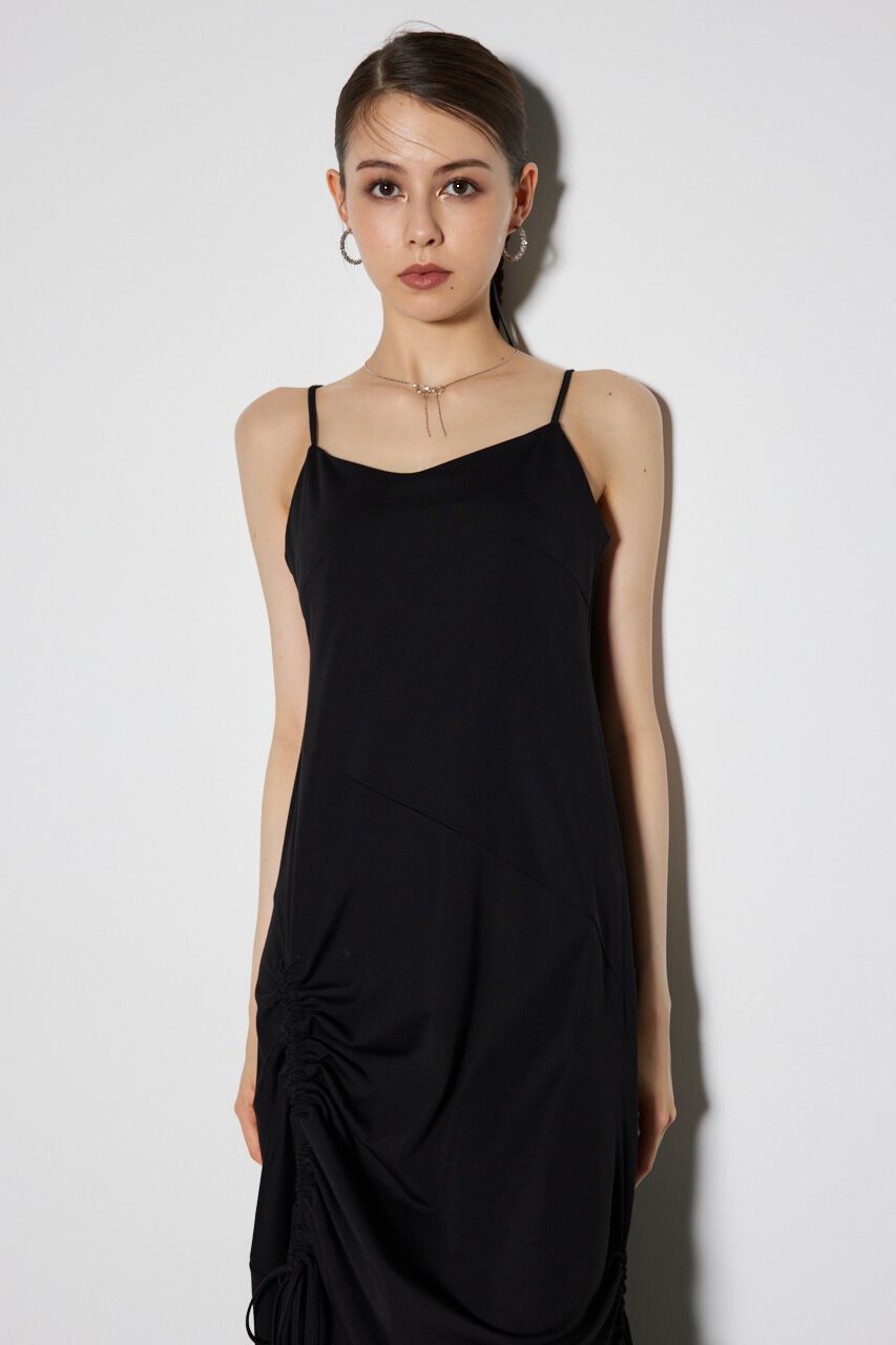 rienda「ドローストリングカットキャミソールワンピース」|ワンピース|